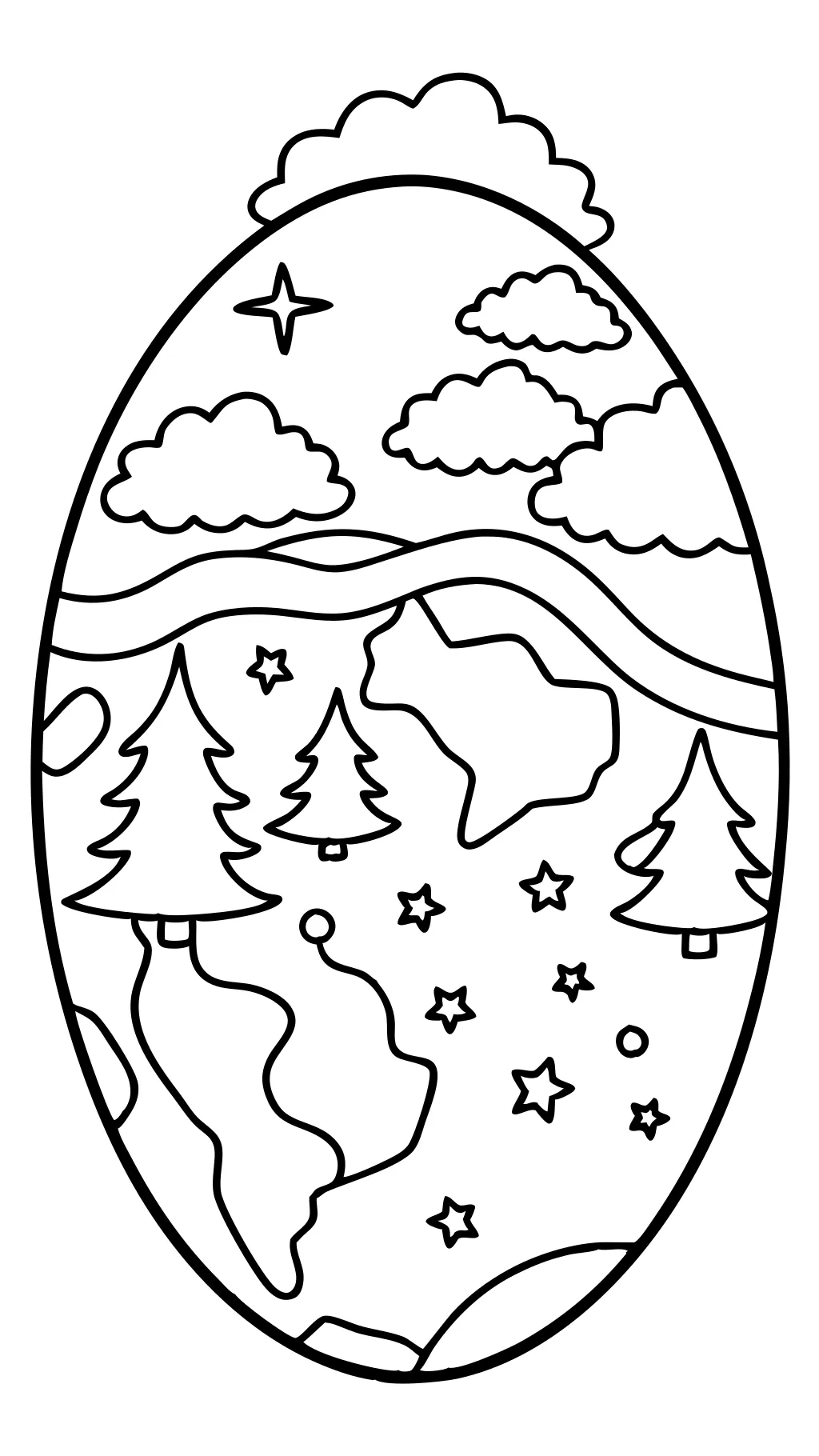 coloring page of planet earth